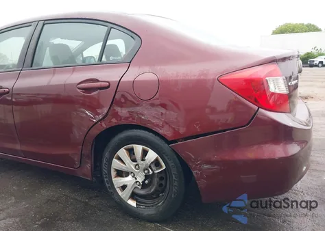 2012 Honda Civic Lx from USA, damaged, VIN 19XFB2F54CE373704